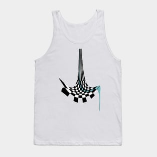 Liquid blue artwork Tank Top